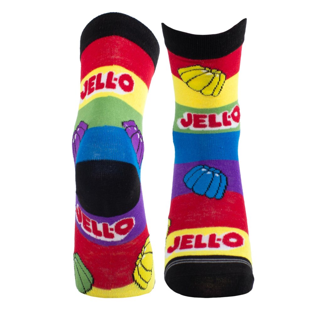 JellO - Stripes Socken Kinder - Schwarz/Mehrfarben